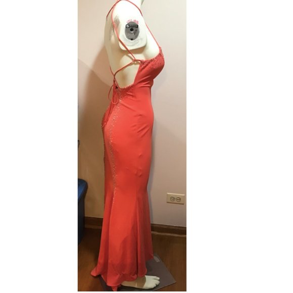 Niki Livas Customizable Strappy Prom Dress - Picture 3 of 5